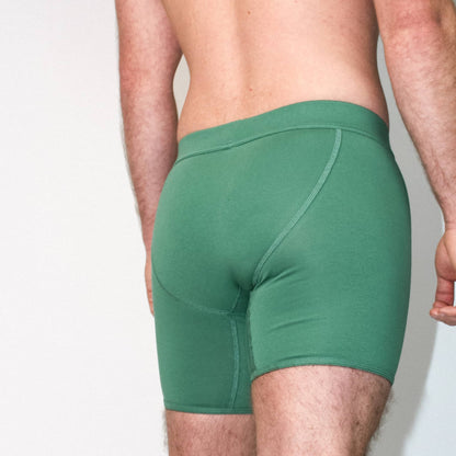 organic cotton boxer brief - green