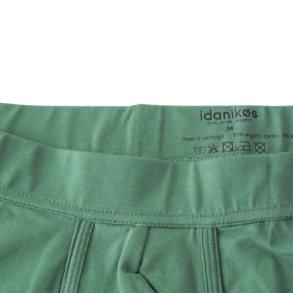 organic cotton boxer brief - green