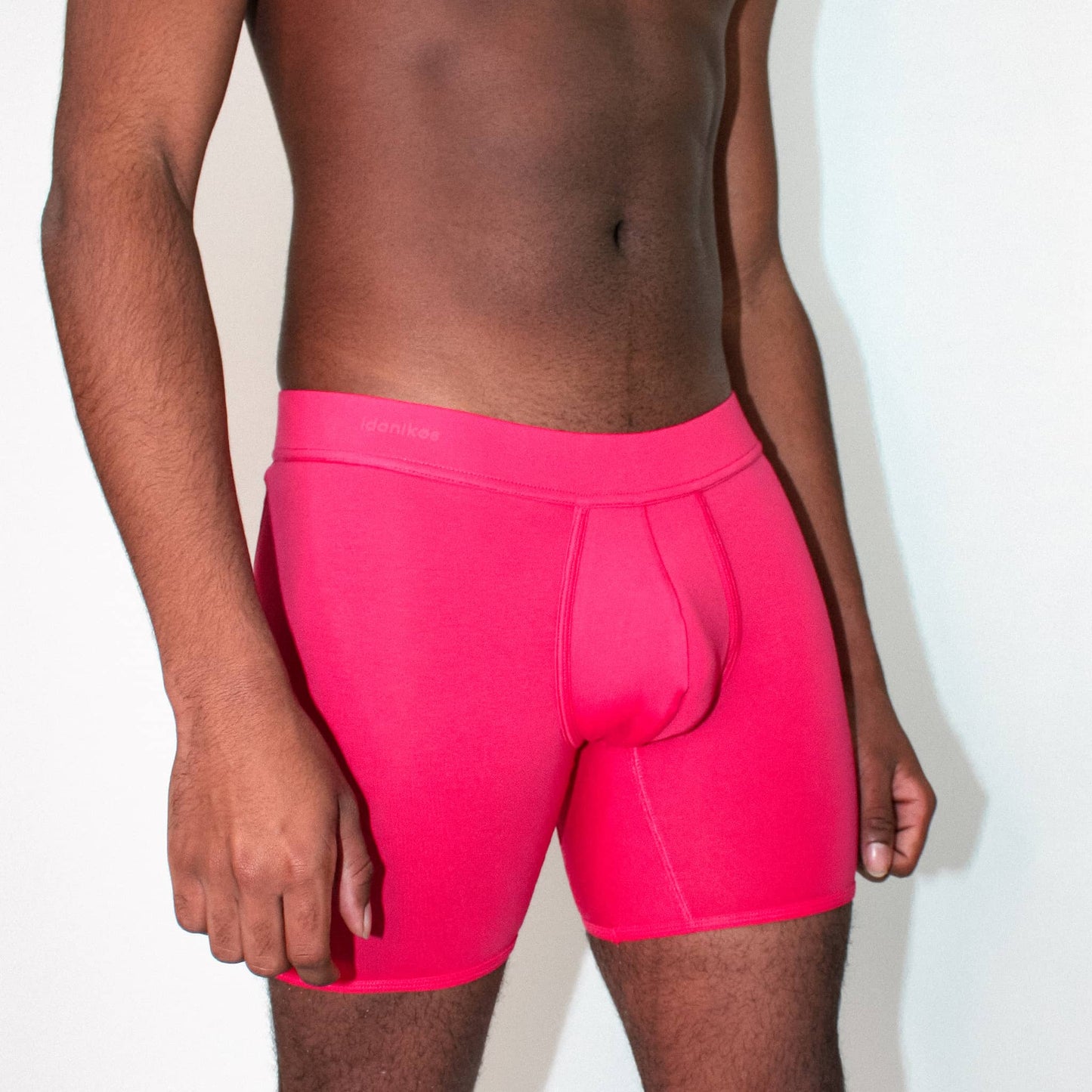 organic cotton boxer brief - pink - Idanikos