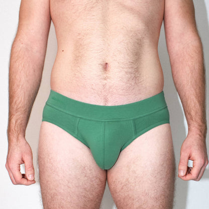 organic cotton brief - green - Idanikos