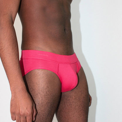 organic cotton brief - pink - Idanikos