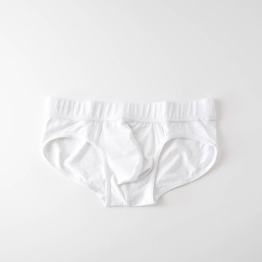 organic cotton brief - white - Idanikos