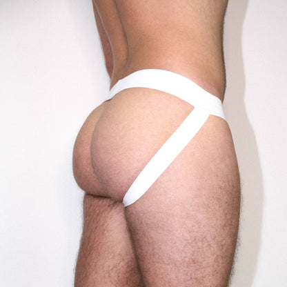 organic cotton jockstrap - white - Idanikos